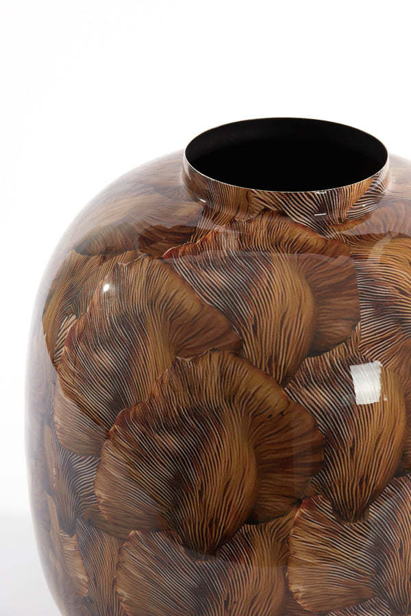 Vase deco 37x40 cm MILOS brown-light brown