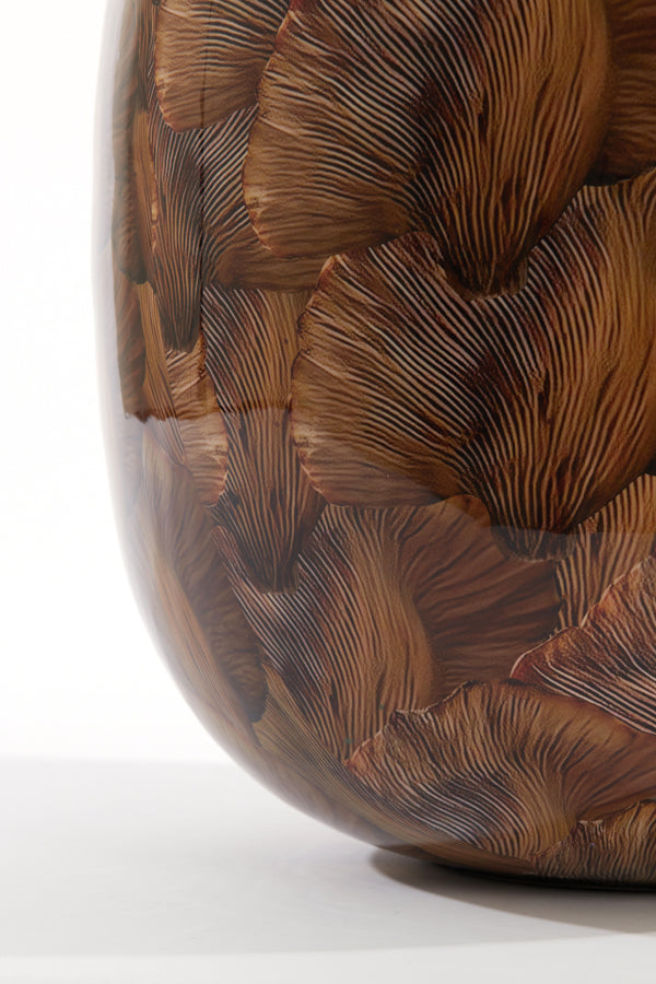 Vase deco 37x40 cm MILOS brown-light brown