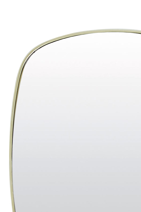 Mirror 40x1,5x50 cm LABRO clear glass+gold