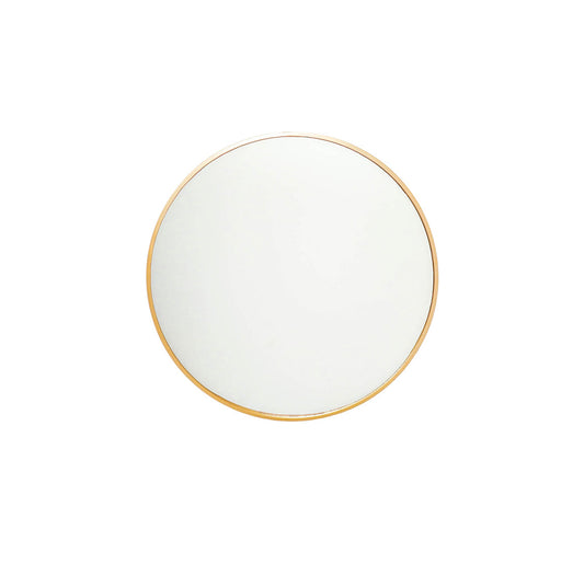 Mirror - Round - Metal - Gold - 80x2,5x80cm