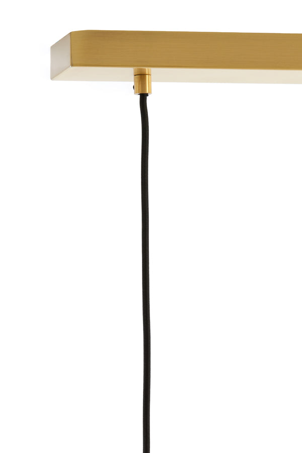 Hanging lamp 3L 104x30x34 cm MOROC gold