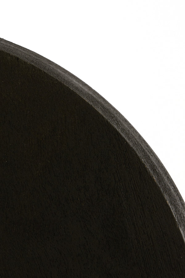 Side table 35x46 cm NALAGU mango wood matt black