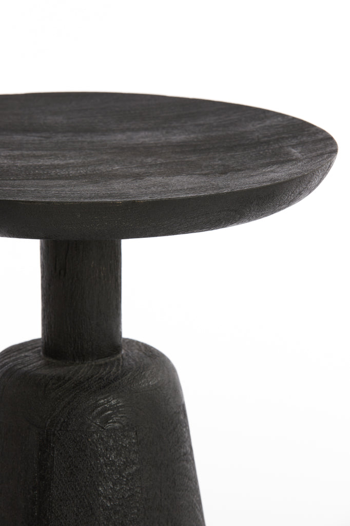 Side table 40x47 cm PAXI wood matt black