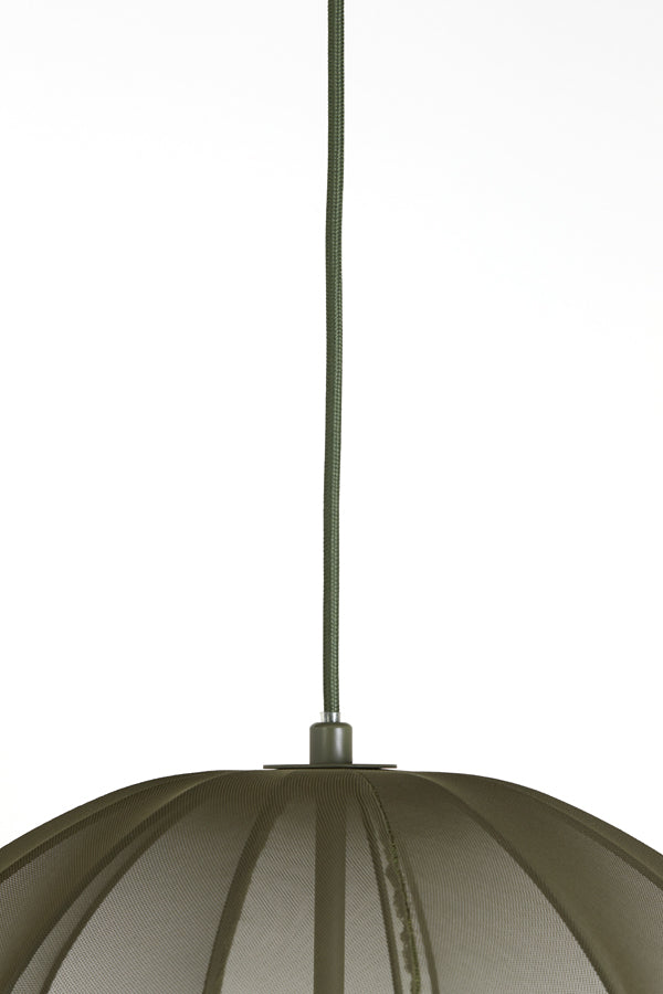 Hanging lamp 42x50 cm PLUMERIA dark green