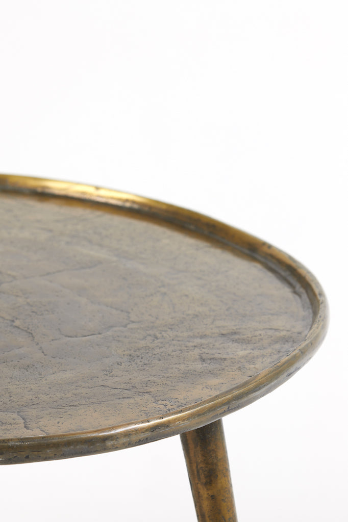 Side table 59x41 cm BABINA antique bronze