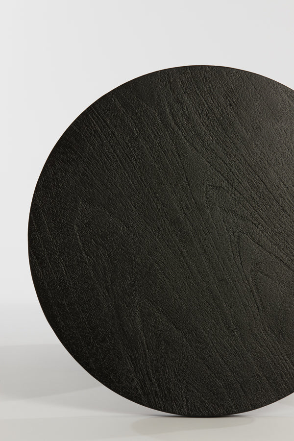 Side table 40x50 cm TORIR mango wood matt black