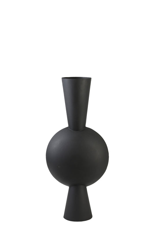 Vase deco 37,5x22x81 cm KAVANDU matt black