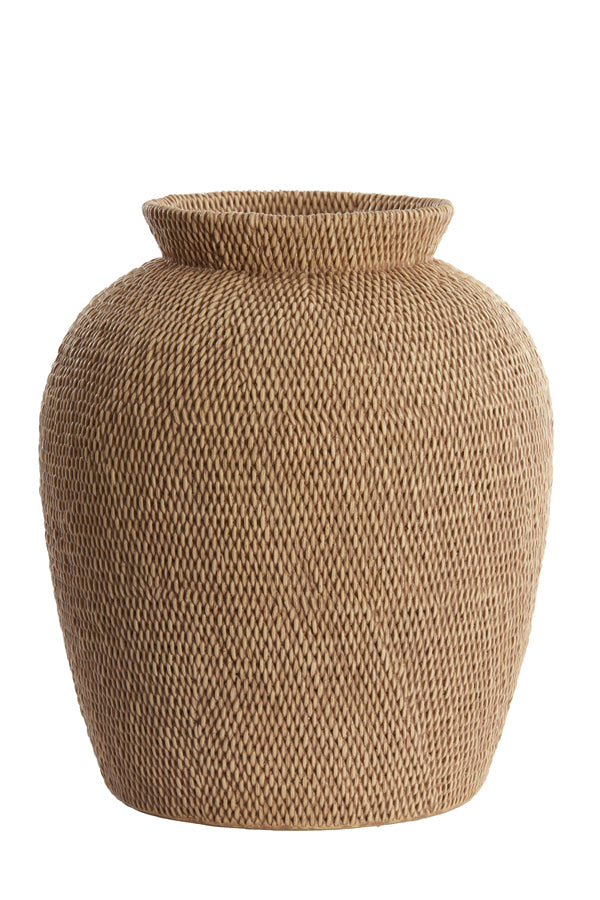Vase deco 36x46,5 cm VEDELLA light brown